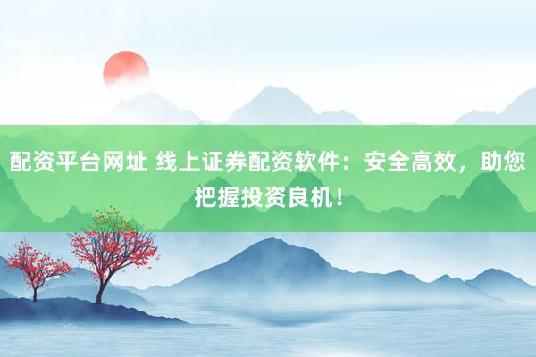 配资平台网址 线上证券配资软件：安全高效，助您把握投资良机！